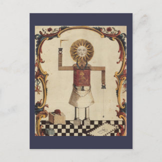 Masonische Kunst Postkarte