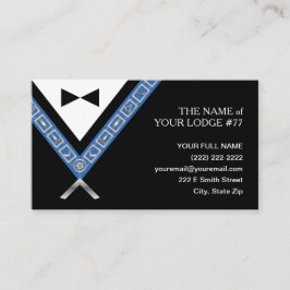 Masonische Visitenkarten | Jewels Visitenkarte