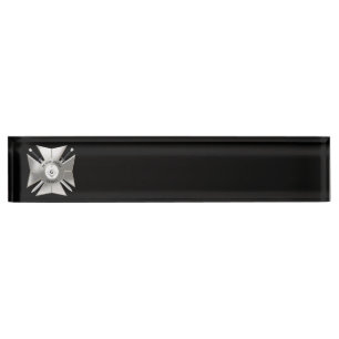 Masonisches Kreuz Namensplakette