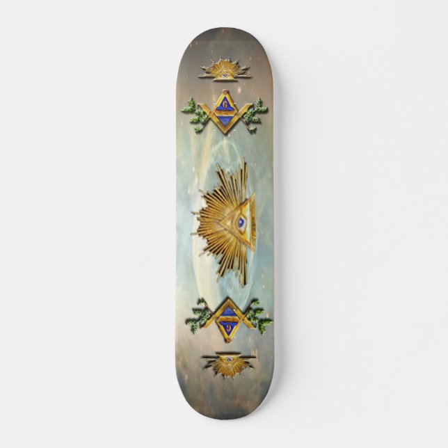 Masonisches Leben (Kosmos) Skateboard (Vorne)