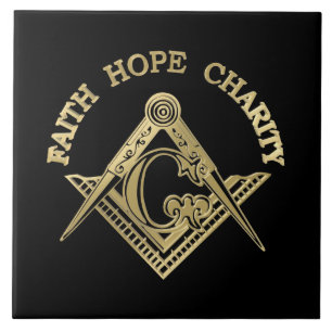 Masonisches Symbol Fliese