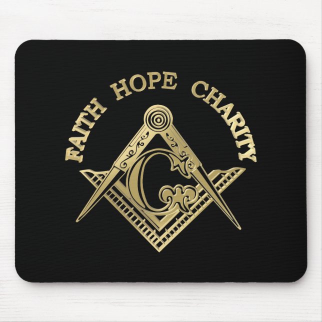 Masonisches Symbol Mousepad (Vorne)