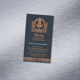 Masonry Chimney Magnetische Visitenkarte