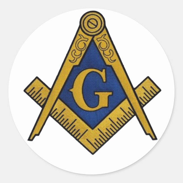 MASONS CLASSIC ROUND STICKERS (Vorderseite)