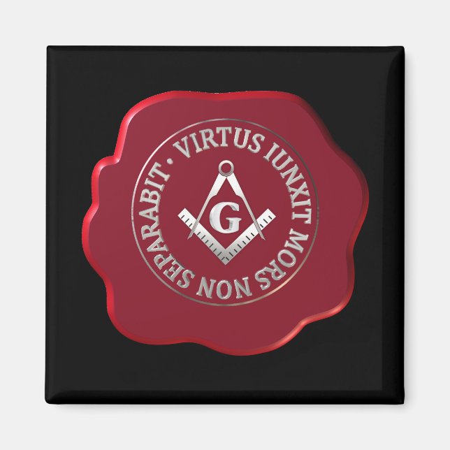 Masonwachs-Siegel Magnet (Vorne)