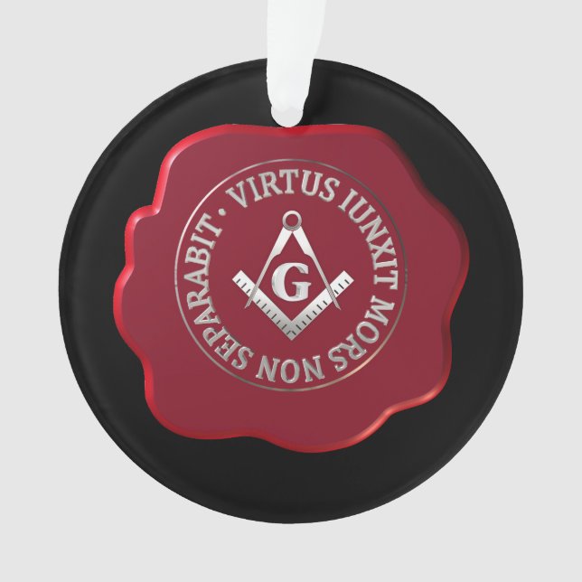 Masonwachs-Siegel Ornament (Vorderseite)