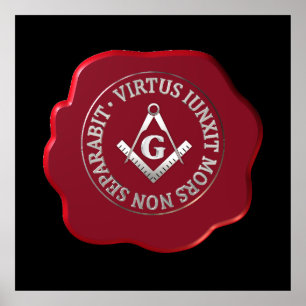 Masonwachs-Siegel Poster