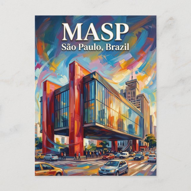 MASP Brazil Postkarte (Vorderseite)