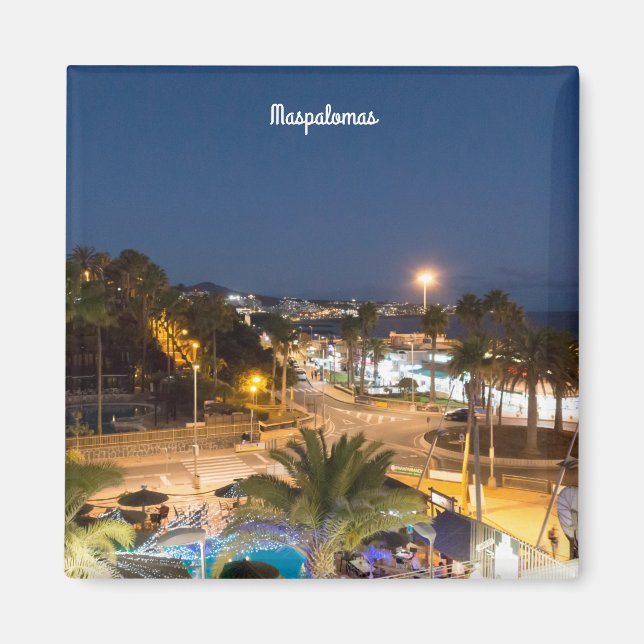 Maspalomas Blue Hour Magnet (Vorne)