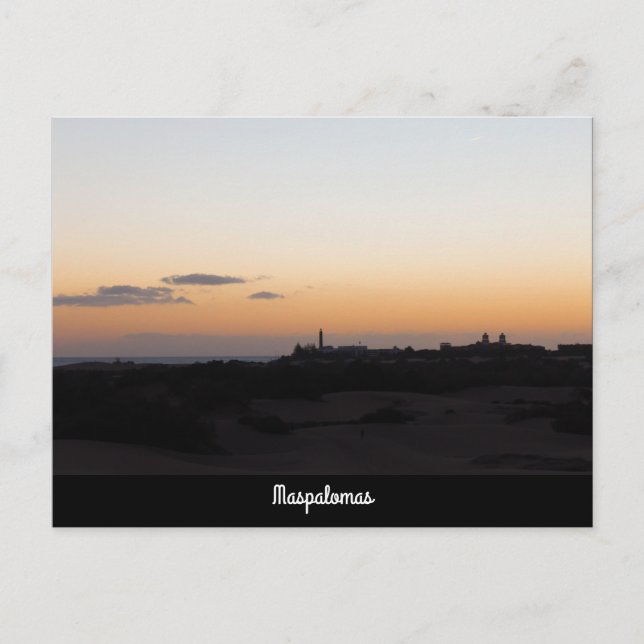 Maspalomas Lighthouse Postkarte (Vorderseite)