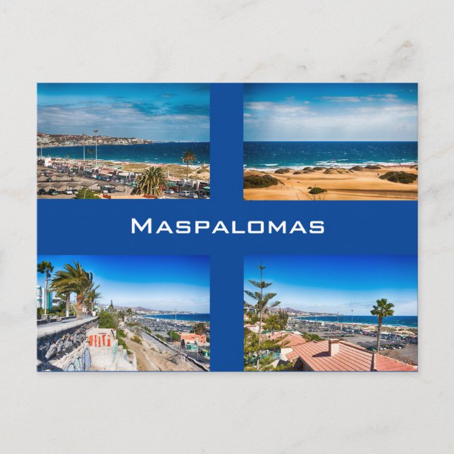 Maspalomas Postkarte (Vorderseite)