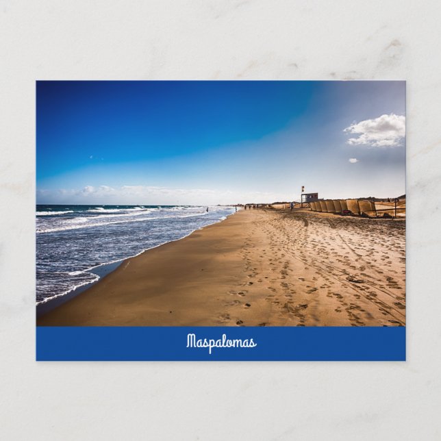 Maspalomas Postkarte (Vorderseite)