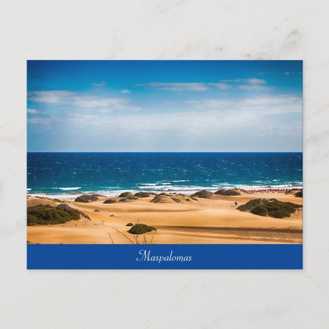 Maspalomas Postkarte (Vorderseite)