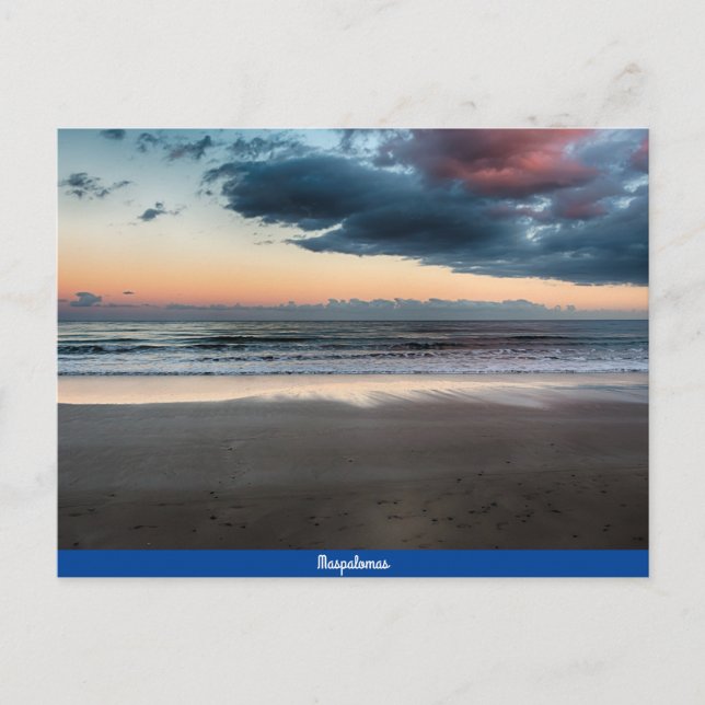 Maspalomas Sunset Postkarte (Vorderseite)