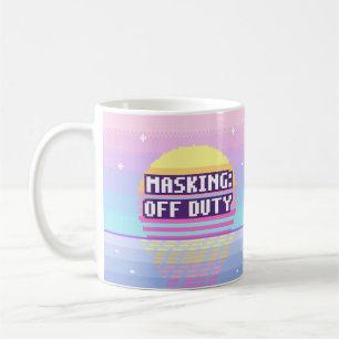 Masquage : Mug Pixel Neurodivergent Hors Service
