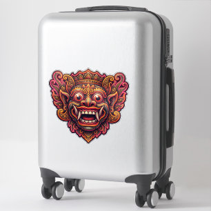 Masque Barong Autocollant – Balinais