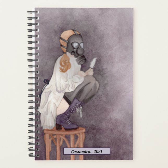 Masque d'aquarelle féminine personnalisé (Devant)