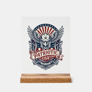 Masque de gardien patriotique inspiré de la libert