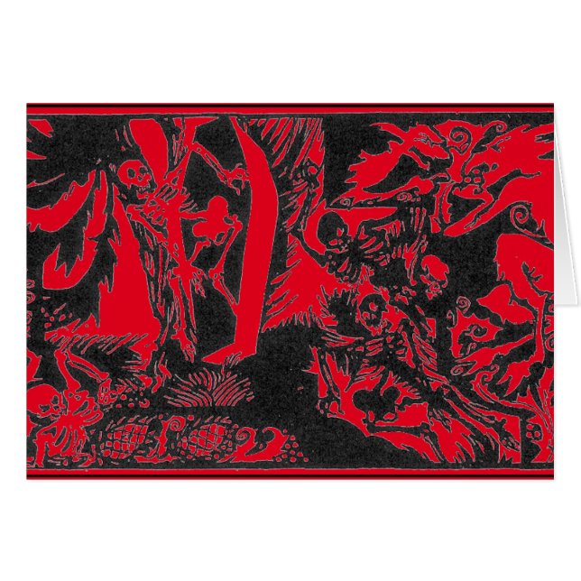 Masque de la mort rouge (Devant horizontal)