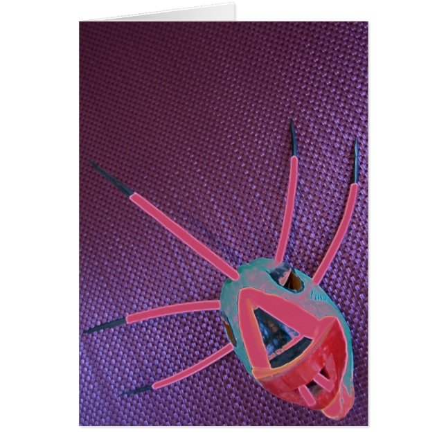 Masque de noix de coco de Vejigante de Porto Rico (Devant)