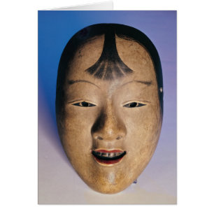 Masque de théâtre de Noh d'un jeune garçon appelé