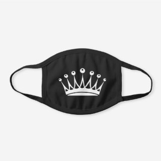Masque de visage de la couronne noir