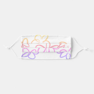 Masque de visage en tissu floral