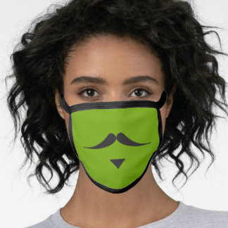 Masque de visage MUSTACHE 'Sir Thomas' en vert