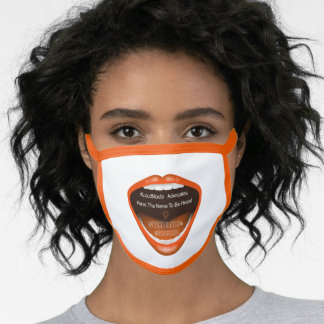 Masque de visage NERVEmber avec garniture orange