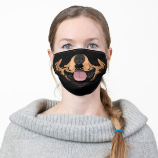 Masque de visage Rottweiler Masque de visage