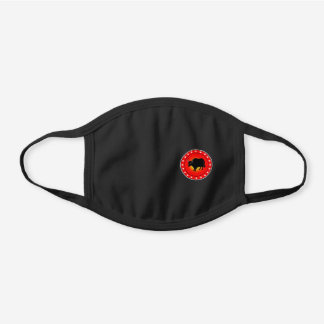 Masque En Coton Noir Année de l'Ox