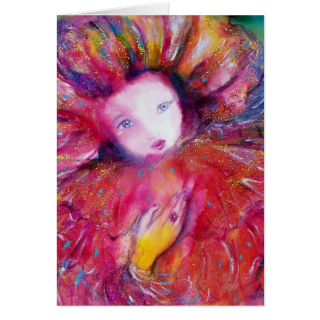 MASQUE EN ROUGE Carnaval vénitien (Devant)