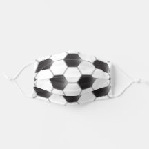 Ball de football, motif noir et blanc