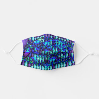 Masque En Tissu Diamants bleus
