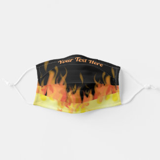 Masque En Tissu Flammes personnalisées
