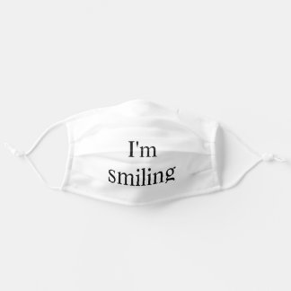 Masque En Tissu Je suis souriant