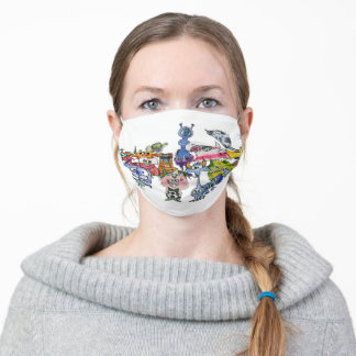 Masque En Tissu Protection contre les monstres