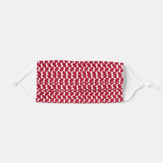 Masque En Tissu Red Shemagh, keffiyeh