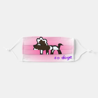 Masque En Tissu wow, donc caniche