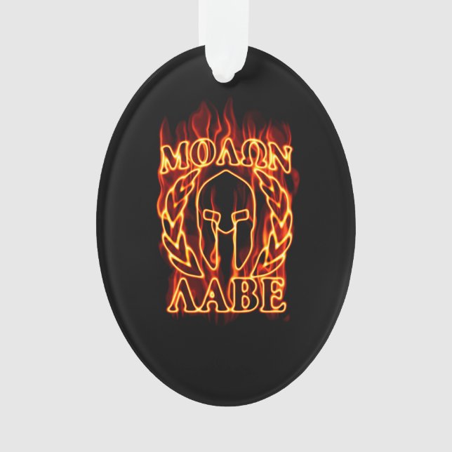 Masque spartiate chaud de guerrier de Molon Labe (devant)