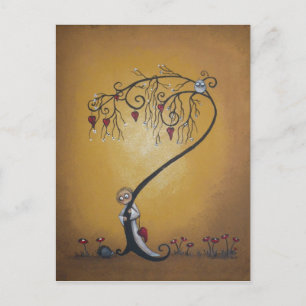 Masquer et rechercher Whimsical Creeper Art carte 