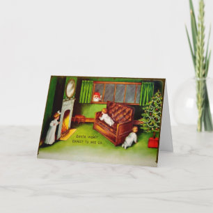 Masquer la carte de vacances pour enfants