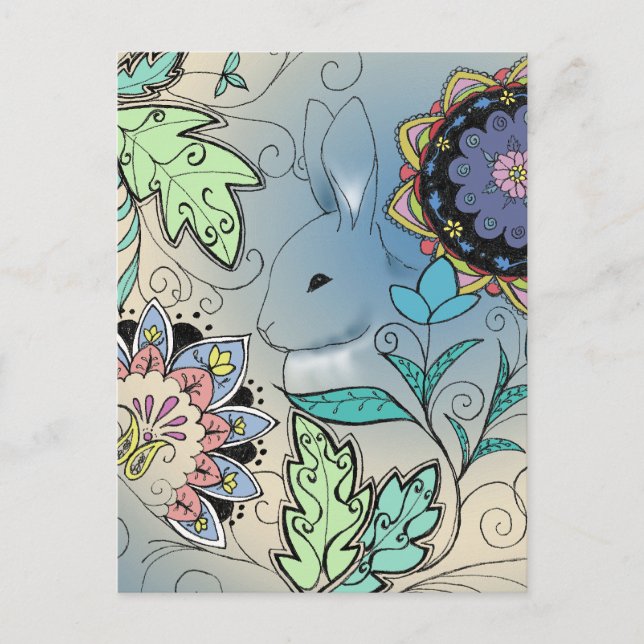 Masquer la carte postale Rabbit (Devant)