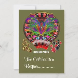 Masquera Party Casino Einladung
