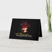 Masquerade Ball Einladungen - Card-12x18
