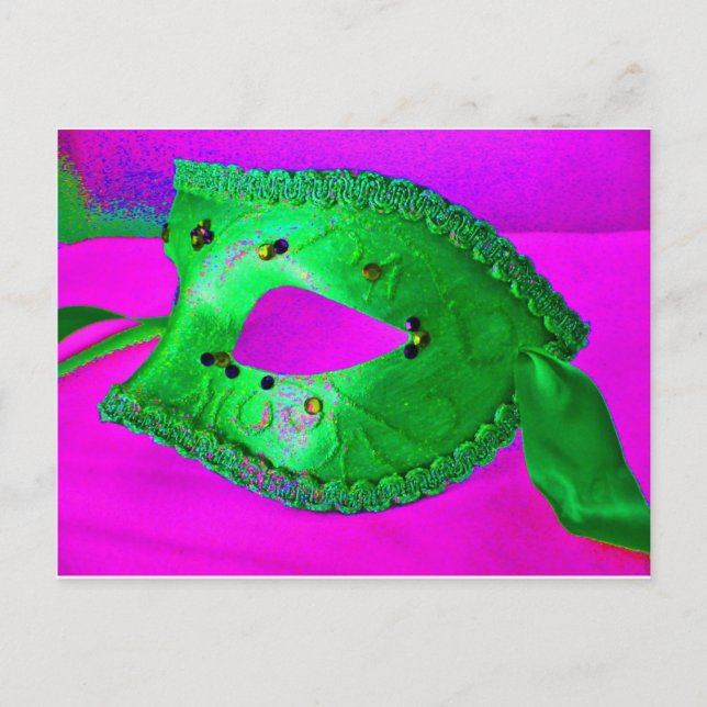 Masquerade Bash Postkarte (Vorderseite)