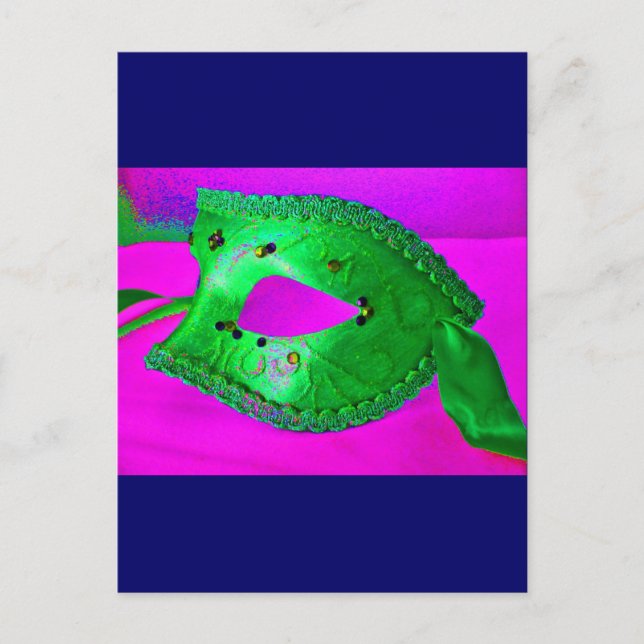 Masquerade Bash Postkarte (Vorderseite)