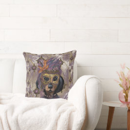 MASQUERADE DACKEL ART KISSEN