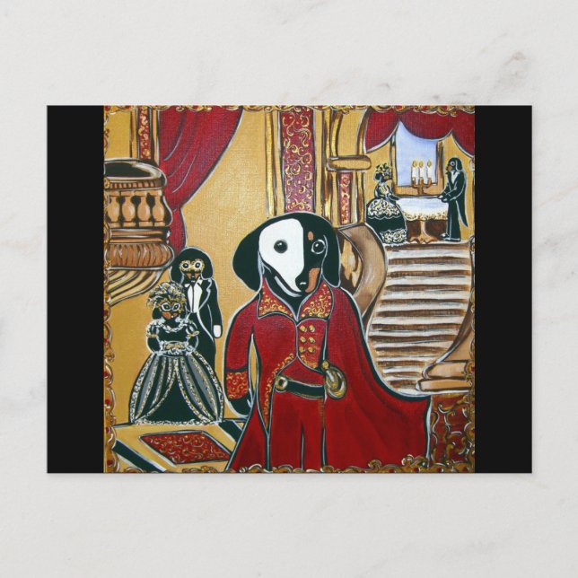 MASQUERADE DOXIE POSTKARTE (Vorderseite)