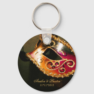 Masquerade Gastgeschenk Hochzeit Gold Schlüsselanh Schlüsselanhänger